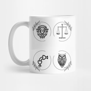 4 Virtues of Stoicism Mug